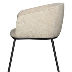 Esstisch Sessel in Beigegrau Boucle - Ayfina