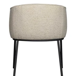 Esstisch Sessel in Beigegrau Boucle - Ayfina