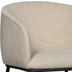 Esstisch Sessel in Beigegrau Boucle - Ayfina