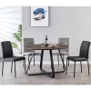 Esstisch Sitzgruppe mit Tisch Rund - Grace (fünfteilig)