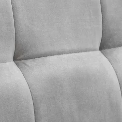 Esstisch Sofa in Grau Velours - Reymonda