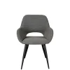 Esstisch-Sessel in Grau Boucle - Regison (2er Set)