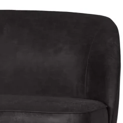 Esstischsofa aus Recyclingleder und Metall - Marietta