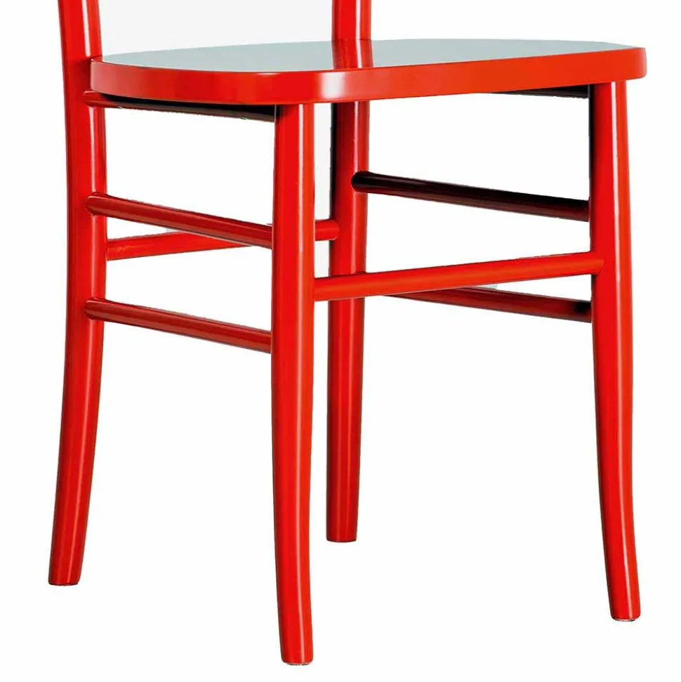 Esstischstuhl Henry in Rot (2er Set)