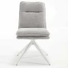 Esszimmer Drehstühle in Grau Boucle - Topra (2er Set)