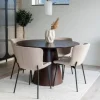 Esszimmer Möbelset mit rundem Tisch - Crystono (fünfteilig)