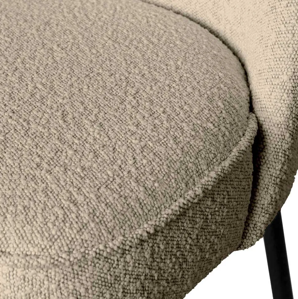 Esszimmer Polsterbank in Beige Boucle - Laderla