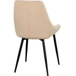 Esszimmer Samtstuhl in Beige - Vartinique (2er Set)