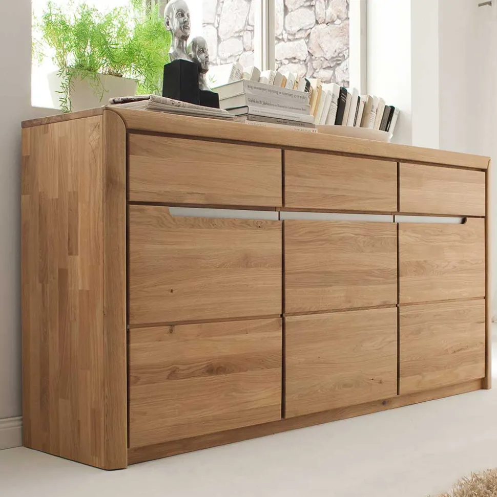Esszimmer Sideboard Croconia aus Wildeiche Massivholz