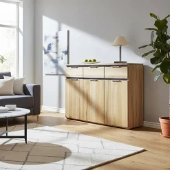 Esszimmer Sideboard Leyrina aus Kernbuche geölt