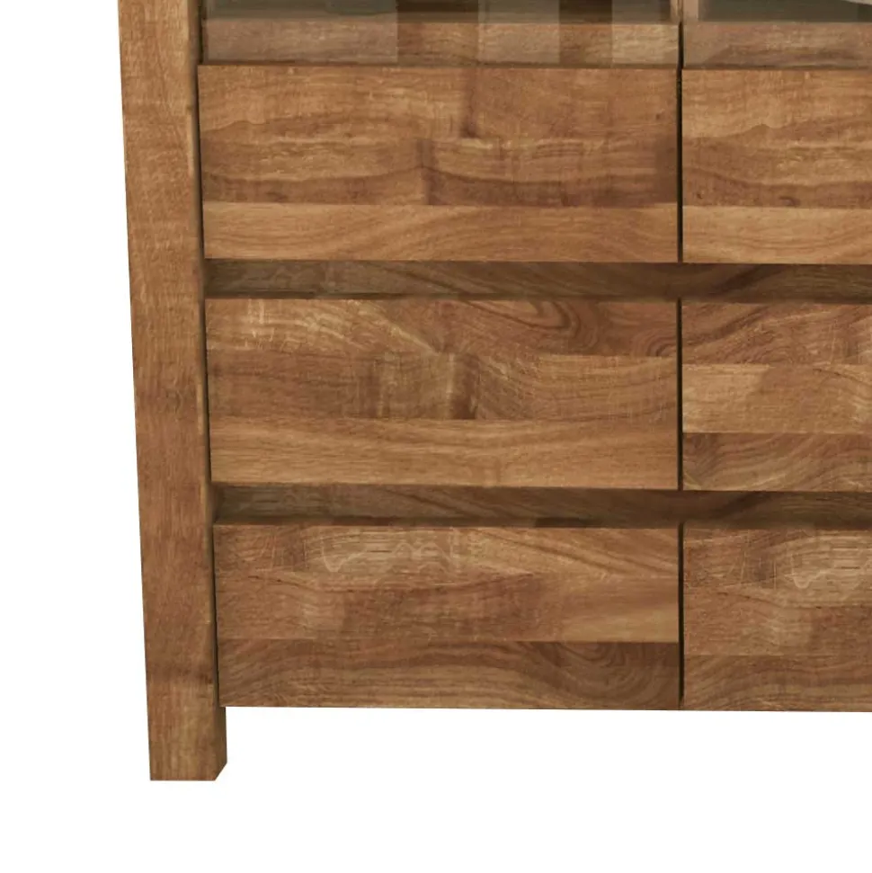 Esszimmer Sideboard Nadalia aus Wildeiche Massivholz