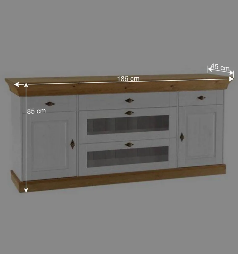 Esszimmer Sideboard Sibiuta im Landhaus Design