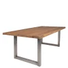 Esszimmer Tisch mit Teak Altholz Platte - Malaya