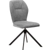 Esszimmer-Drehstühle in Grau - Bagana (2er Set)