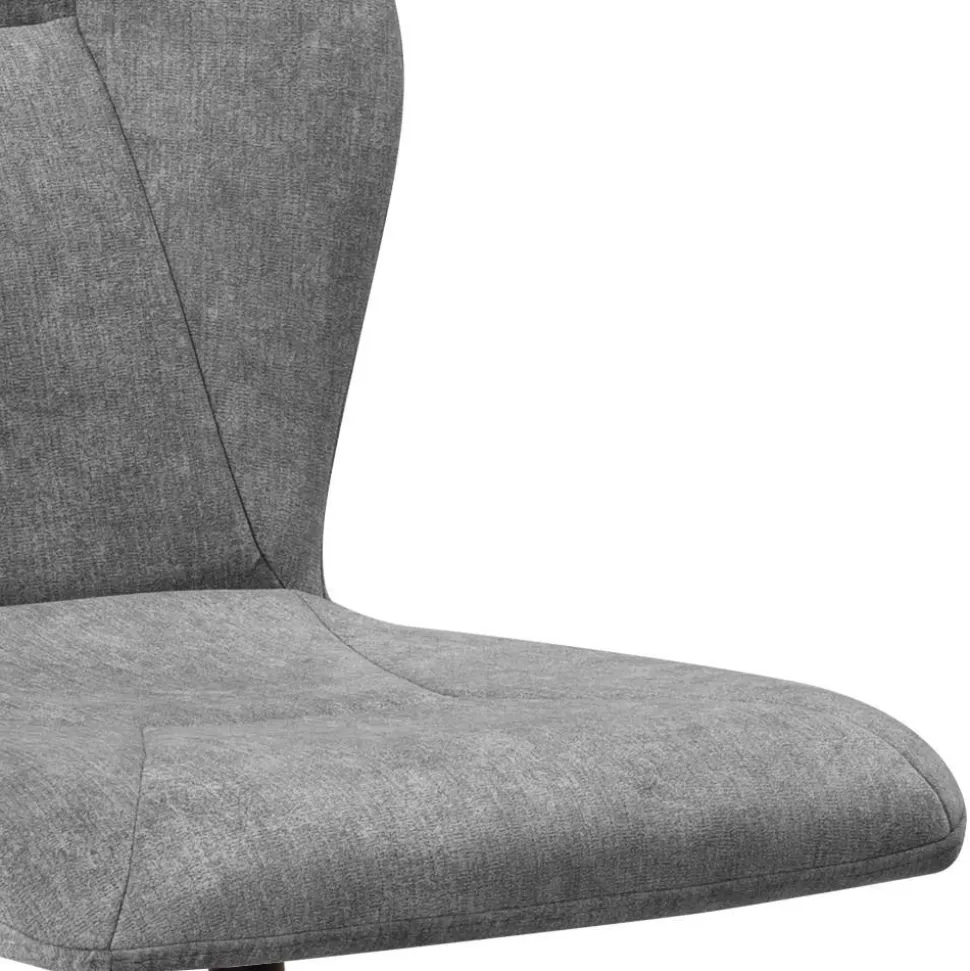 Esszimmer-Drehstühle in Grau - Bagana (2er Set)