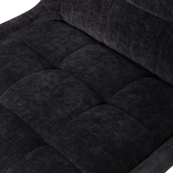 Esszimmerstuhl in Dunkelgrau Samt - Asne (2er Set)