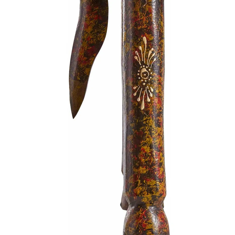 Ethnostyle Hocker in Pferde Optik - Adrian