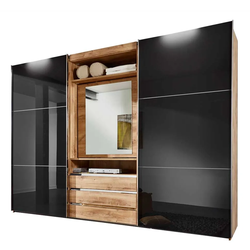 Extravaganter Kleiderschrank 300 cm breit - Hectos