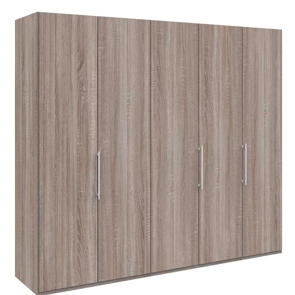 Falttürenschrank foliert in Holzoptik - Crenba
