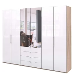Falttürenschrank fürs Schlafzimmer mit vier Schubladen - Bosays