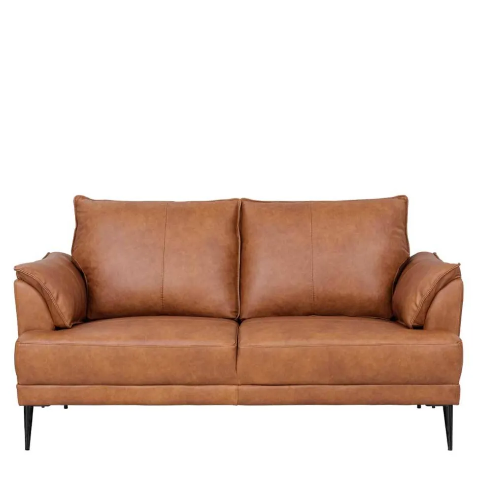 Federkern Wohnzimmersofa aus Echtleder - Zierra