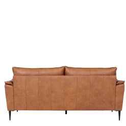 Federkern Wohnzimmersofa aus Echtleder - Zierra