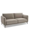 Federkernsofa in Beige Stoffbezug - Ordinia