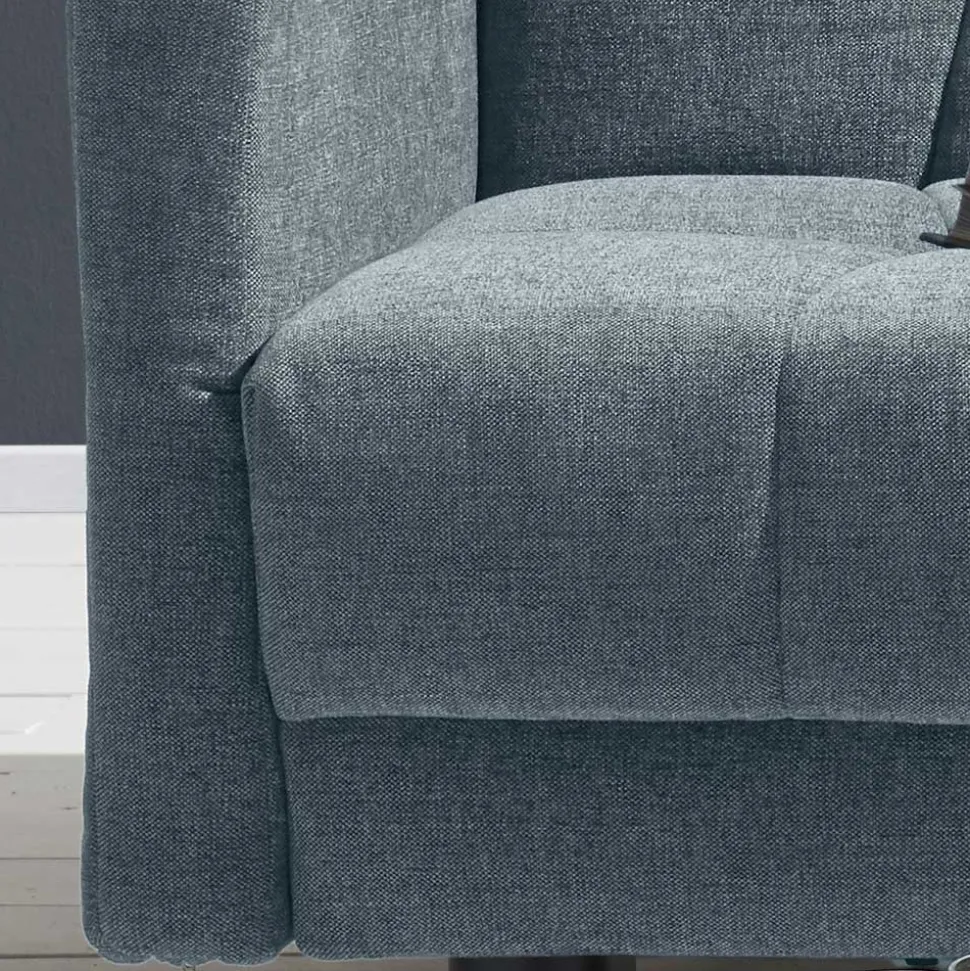 Flachgewebe Bettcouch in Hellblau - Zitizen