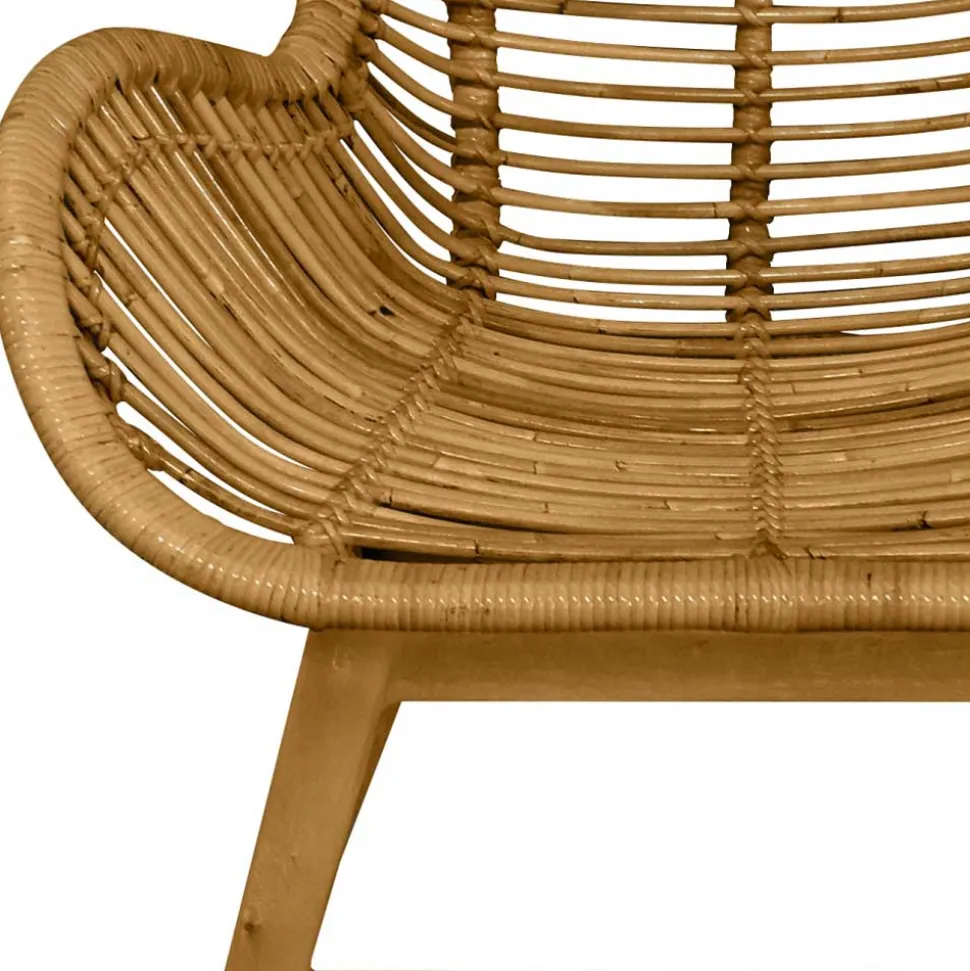 Fledermaus Sessel aus Rattan - Krems