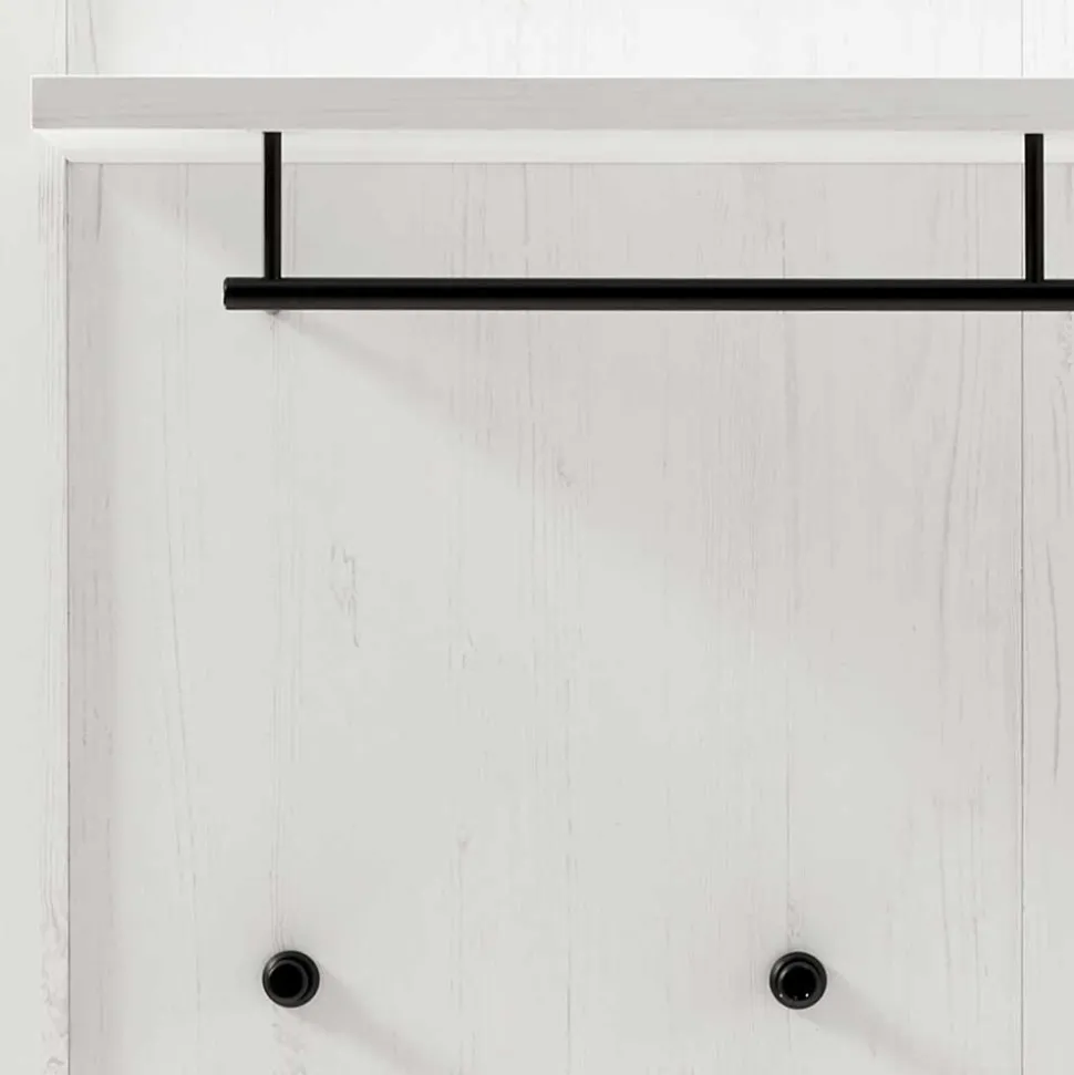 Flur Garderobe & Bank & Schrank - Nedita (dreiteilig)