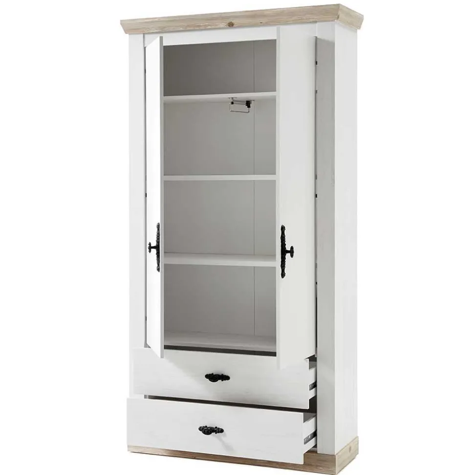 Flur Garderobe & Bank & Schrank - Nedita (dreiteilig)