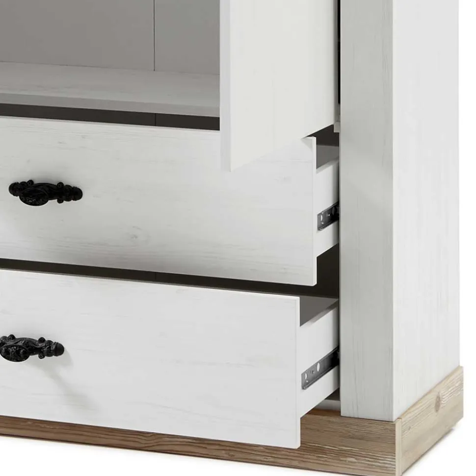 Flur Garderobe & Bank & Schrank - Nedita (dreiteilig)