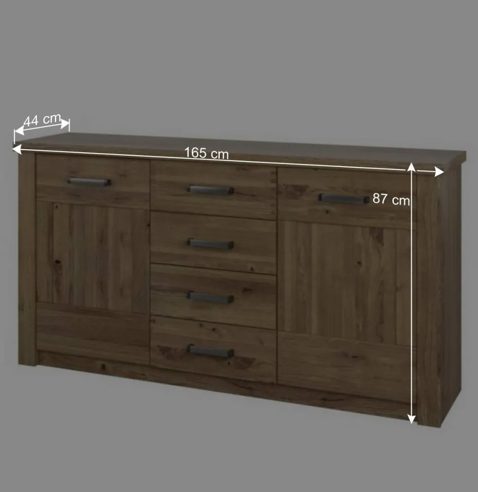 Flur Sideboard und Spiegel Set - Riostar (zweiteilig)