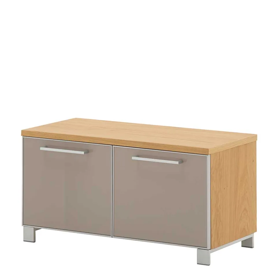 Flurbank Diecca mit Taupe Glas