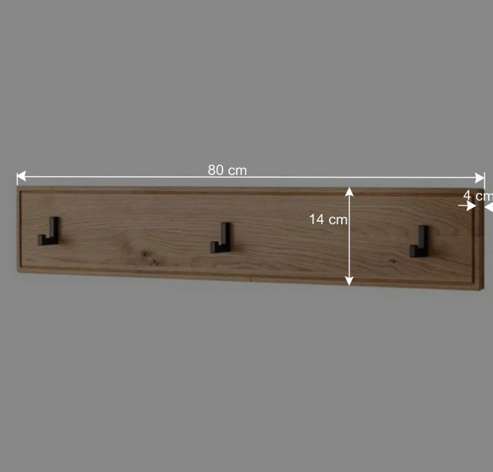 Flureinrichtung aus Asteiche Massivholz - Zonga (sechsteilig)