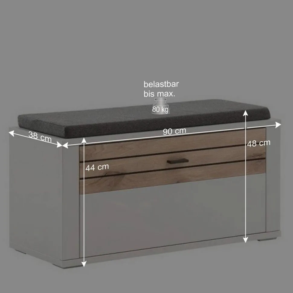 Flureinrichtung Komplettset modern - Ballina (fünfteilig)