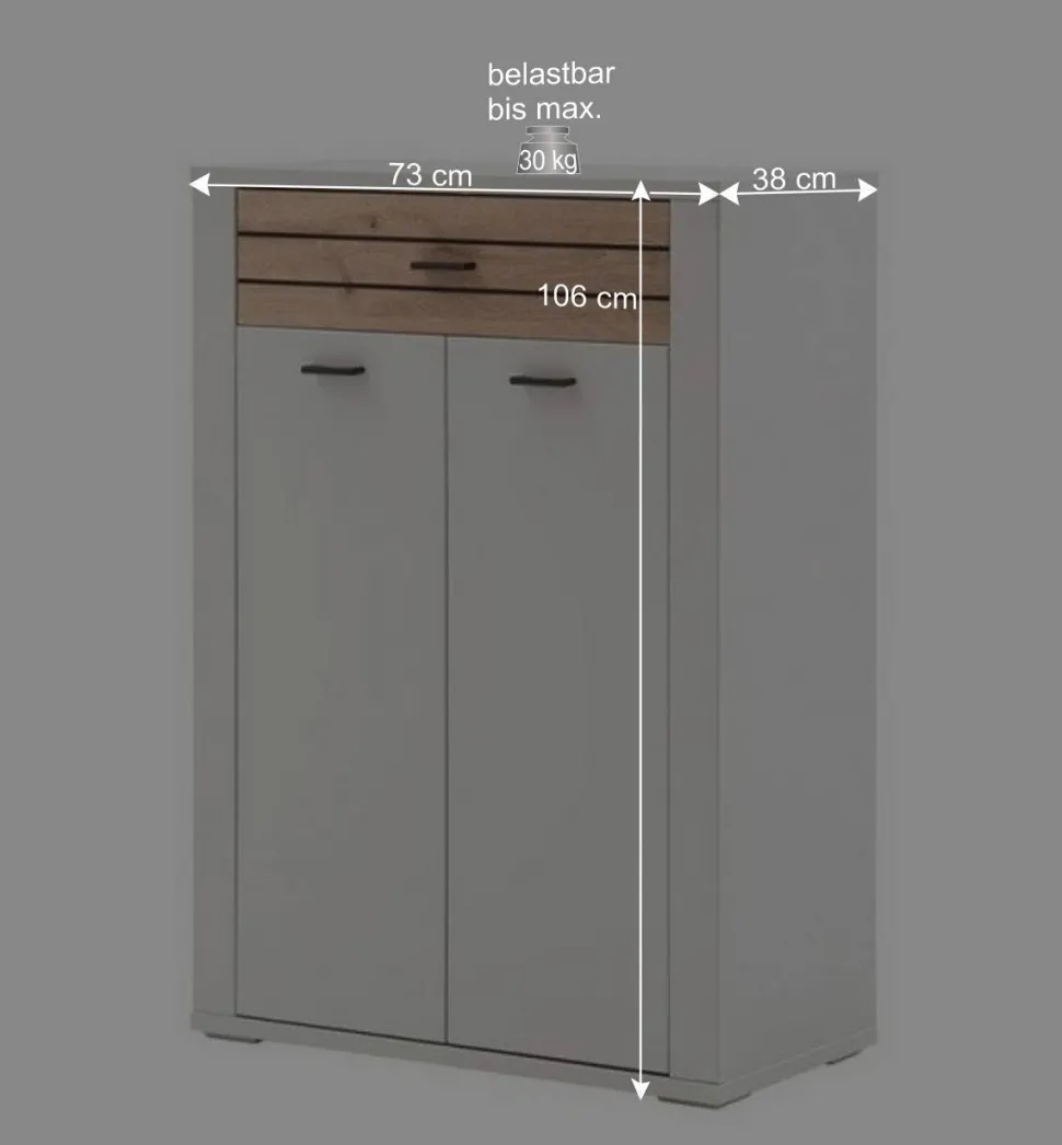 Flureinrichtung Komplettset modern - Ballina (fünfteilig)