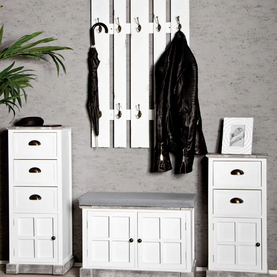 Flurgarderobe Liko II in Weiß