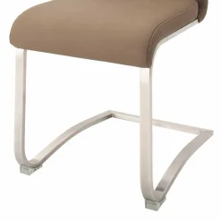 Freischwinger in Cappuccino Braun - Ennya (2er Set)