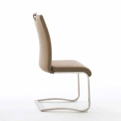 Freischwinger in Cappuccino Braun - Ennya (2er Set)