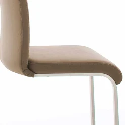Freischwinger in Cappuccino Braun - Ennya (2er Set)