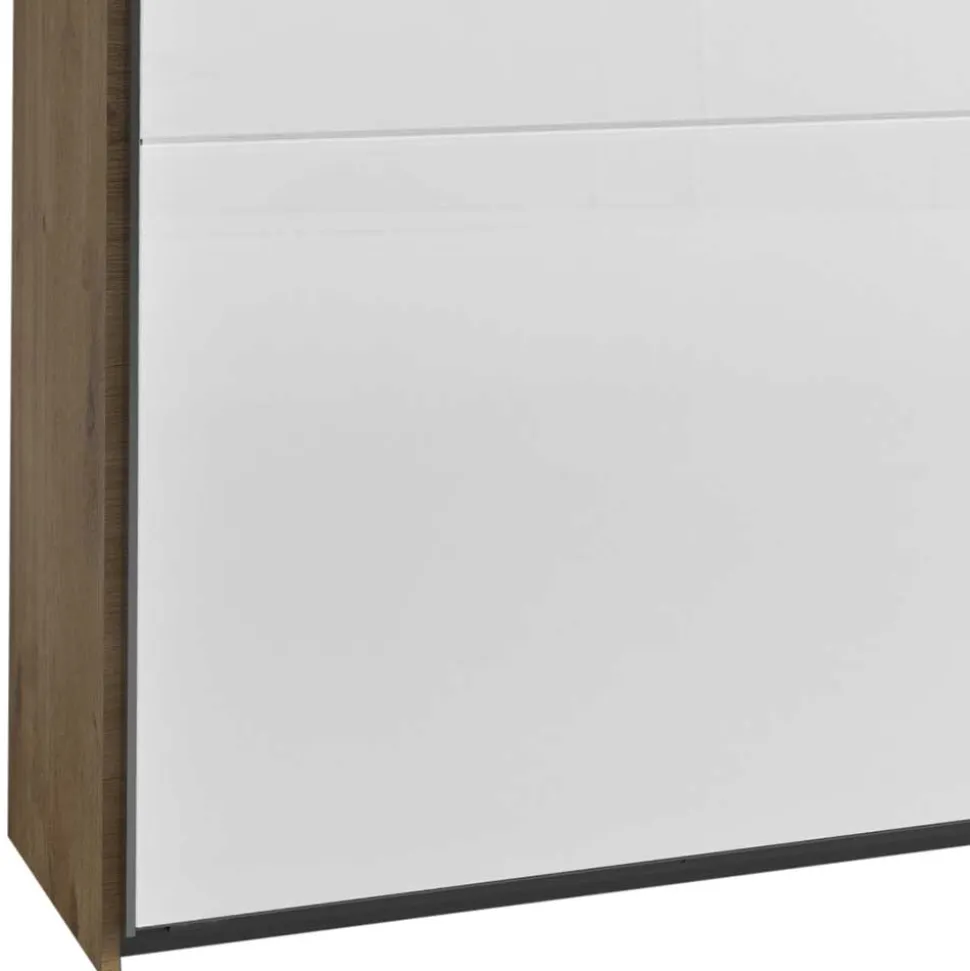 Funktioneller Kleiderschrank mit Dreh- & Schiebetüren - Stufania