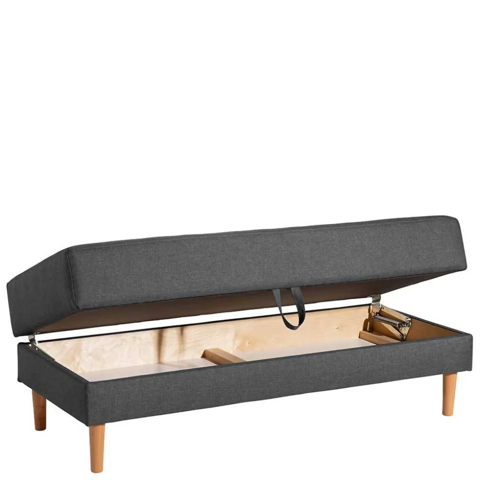 Funktionelles Ecksofa in Dunkelgrau - Kalastania (zweiteilig)