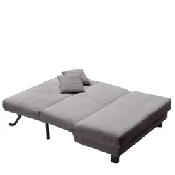 Funktionssofa in Grau aus Cord - Naim