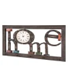Garderobe Litium mit Uhr und Haken