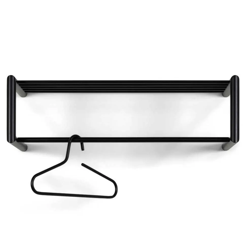 Garderobe mit Hutboden in Schwarz - Cowjoy