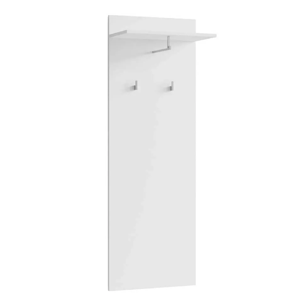 Garderobe Wandpaneel in Weiß - Vatros