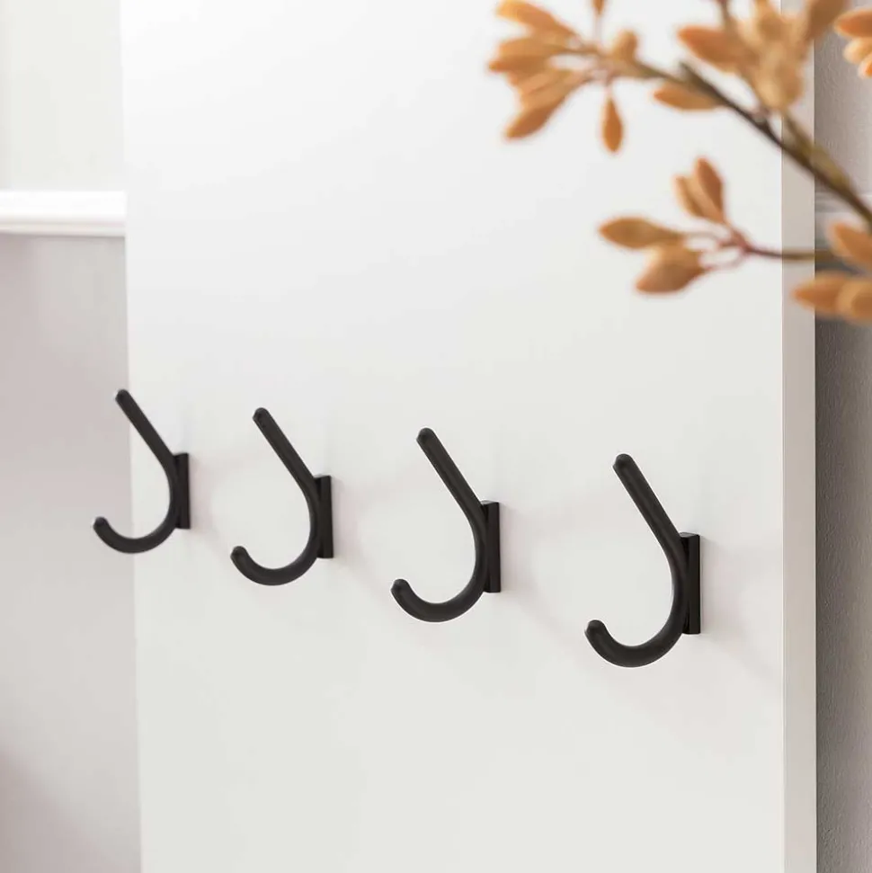 Garderobe Wandpaneel mit acht Haken & Stange - Goliat