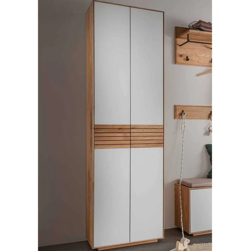 Garderobenschrank aus Asteiche Massivholz - Zonga