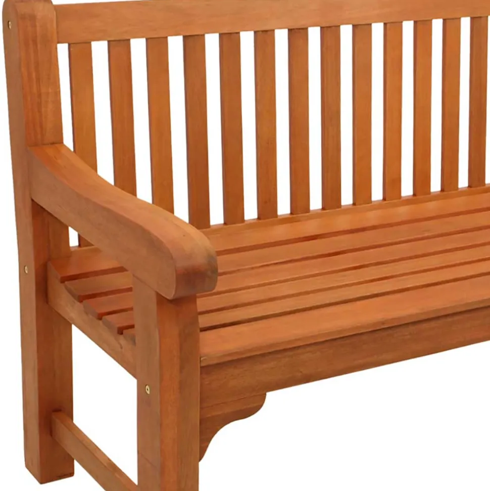 Garten Holzbank mit drei Sitzplätzen - Shanna
